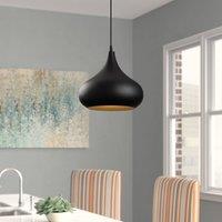 Opviq Saglam 3774 1-bulb pendant light 30cm black/gold