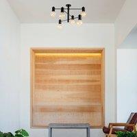 Opviq Ceiling light Hexa 6941 6-bulb black