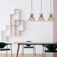 Opviq Pendant light Kirpi 3089 3-fg. linear 34cm gold