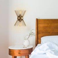 Opviq Wall light Kirpi 3092 up/down width 23cm gold