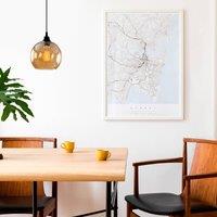 Opviq Pendant light Gold 020 1-bulb glass 20cm