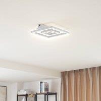 Lindby LED ceiling light Madamo, white, 30 cm, 3000K
