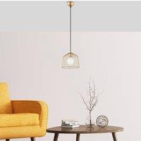 Opviq Hanging light Cat 12060 1-bulb 26cm gold glossy