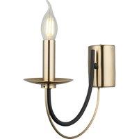 Lucea Ferra wall light, antique brass, 1-bulb