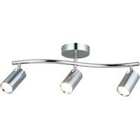 Lucea Ceiling spotlight Spotte, chrome, 3-bulb