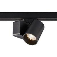 Lindby LED track spotlight Linaro/Brinja, black, 1-phase