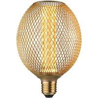 Paulmann LED MetallicGlow Globe Spiral E27 brass
