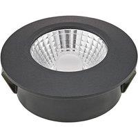 Sigor Diled LED recessed ceiling spotlight, 6.7 cm, dimmable, black