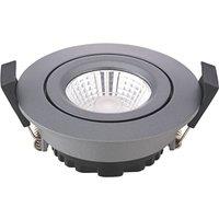 Sigor LED recessed ceiling spot Diled, 8.5cm 6W Dimmable anthracite