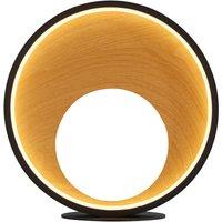 Searchlight Curio LED table lamp, wood look