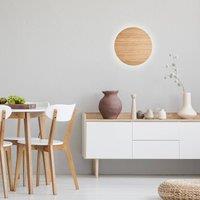 Envostar wall light Rito, light wood, 30 cm