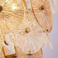 Searchlight Wagon Wheel pendant light, 9-bulb