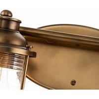 Quintiesse Bathroom wall light Ashland Bay, 4-bulb, brass