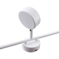 Lindby spotlight Jyla, white, lens, 4,200 K, 3-bulb, GX53