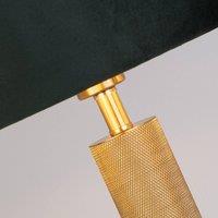 Searchlight London table lamp, brass / green