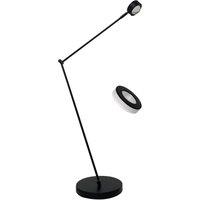 Lindby floor lamp Jyla, black, 4000K, GX53, iron