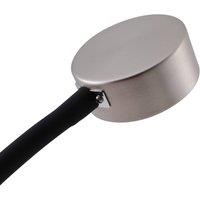 Lindby clip-on light Jyla nickel/black lens 4200K flexible arm