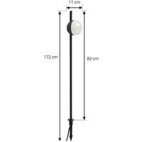 Lindby LED ground spike light Darleen, anthracite, metal, 10cm