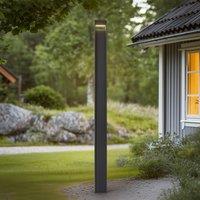 Lucande Tavion LED outdoor light, 230 cm, anthracite, IP65