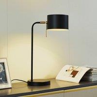 Lindby Kaida table lamp, black, metal