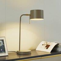 Lindby Kaida table lamp, brown, metal