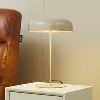 Lindby Edion table lamp, beige, metal, 45 cm