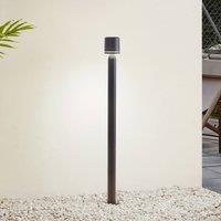 Lindby LED path light Amila, black, aluminium, IP54