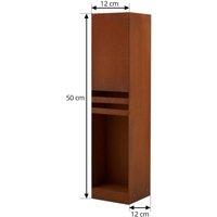 Lucande LED pedestal light Oxido, rust-coloured, Corten steel