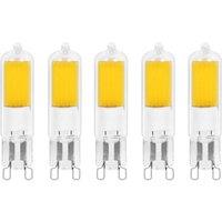 Arcchio bi-pin LED bulb, G9, 4W, 2700K, set of 5