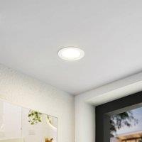 Arcchio LED recessed light Milaine, white, dimmable, set of 10