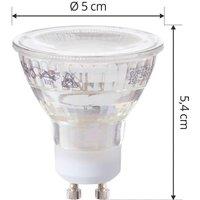Arcchio LED bulb GU10 2.5W 4000K 450lm glass set of 10