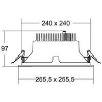BRUMBERG Apollo Mega faceted, angular, DALI, 3500K, white