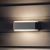 Philips LED outdoor wall light Stratosphere UE, 2-bulb
