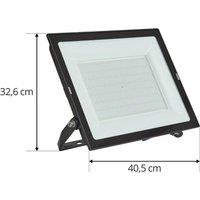 Prios LED outdoor spotlight Maikel, 200W, 16000lm, metal