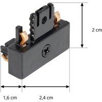 Lindby Lumaro corner connector, black, plastic