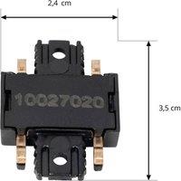 Lindby connector Lumaro, 180, black, plastic, set of 2