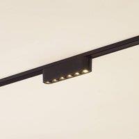 Lindby LED strip 48V Lumaro, black,6 points,2.4cm,dimmable