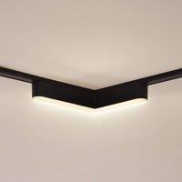 Lindby LED strip 48V Lumaro, black, L-shaped, dimmable