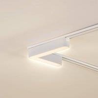 Lindby LED strip 48 V Lumaro,white,L-shaped,plastic,dimmable