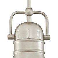 Westinghouse Boswell pendant light, brushed nickel colour