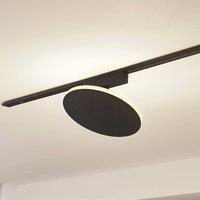 Lindby LED track lamp Lumaro, black, aluminium, 48V, dimmable