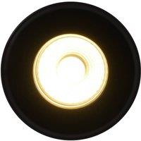 Nordlux Rosalee LED recessed downlight, black, IP65, CCT switch