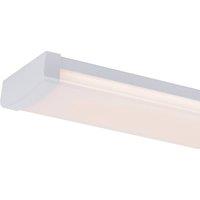 Nordlux Wilmington LED batten light, length 90.5 cm, white, plastic