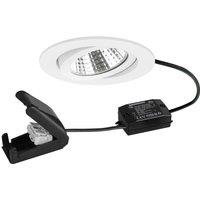 BRUMBERG BB03 LED recessed spotlight on/off connection box textured white