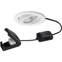 BRUMBERG LED recessed spotlight BB09, on/off, connection box, white