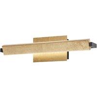 FISCHER & HONSEL LED wall light Pare, gold-coloured, width 40 cm, metal, CCT