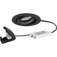 BRUMBERG LED recessed spotlight BB34 RC connection box textured black