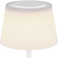 Globo Gregoir LED table lamp, matt white, height 38 cm, CCT