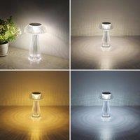 Globo LED table lamp Gixi, silver-coloured, height 25 cm, CCT