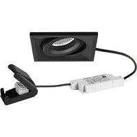 BRUMBERG LED recessed spotlight BB37 RC connection box textured black
